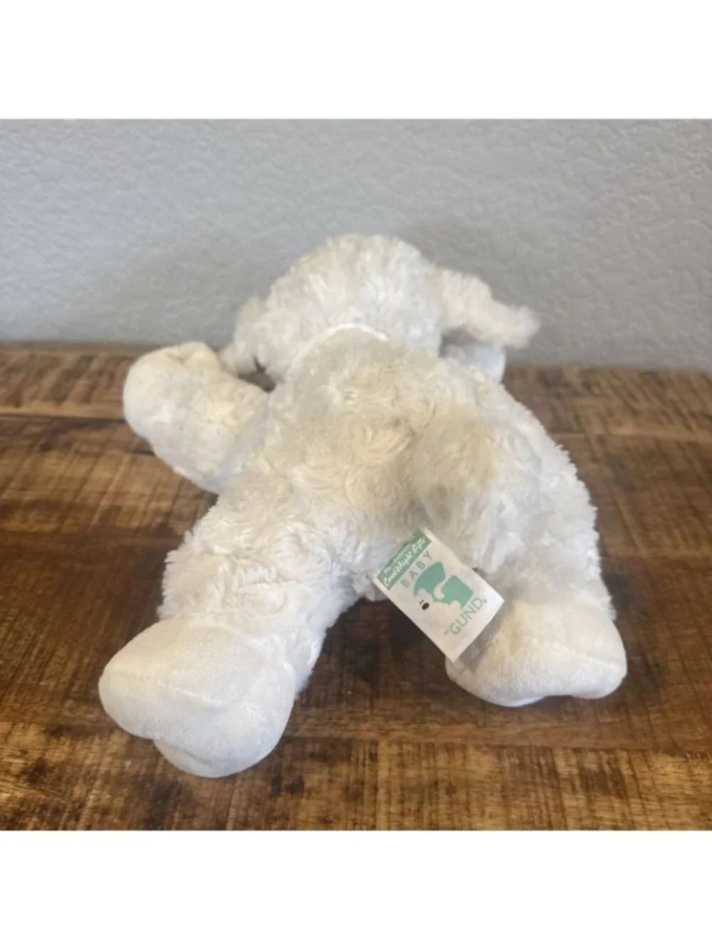 Baby Gund White Winky Sheep Lamb Plush Stuffed Animal Sleeping Eyes 4057005 12